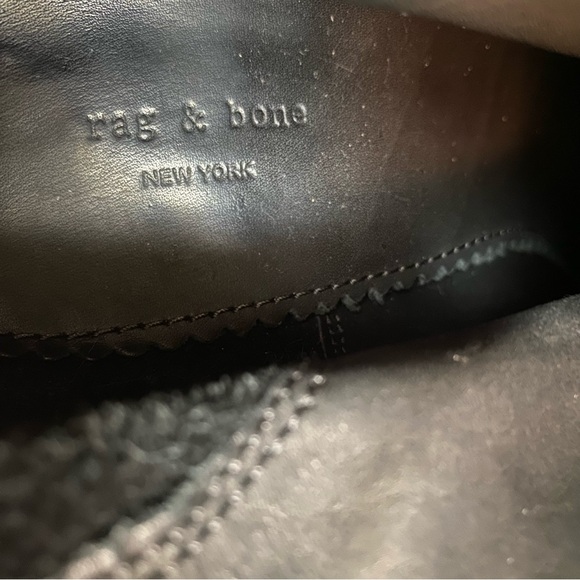 Rag & Bone Classic Newbury Brown Leather Ankle Bootie - Picture 5 of 10